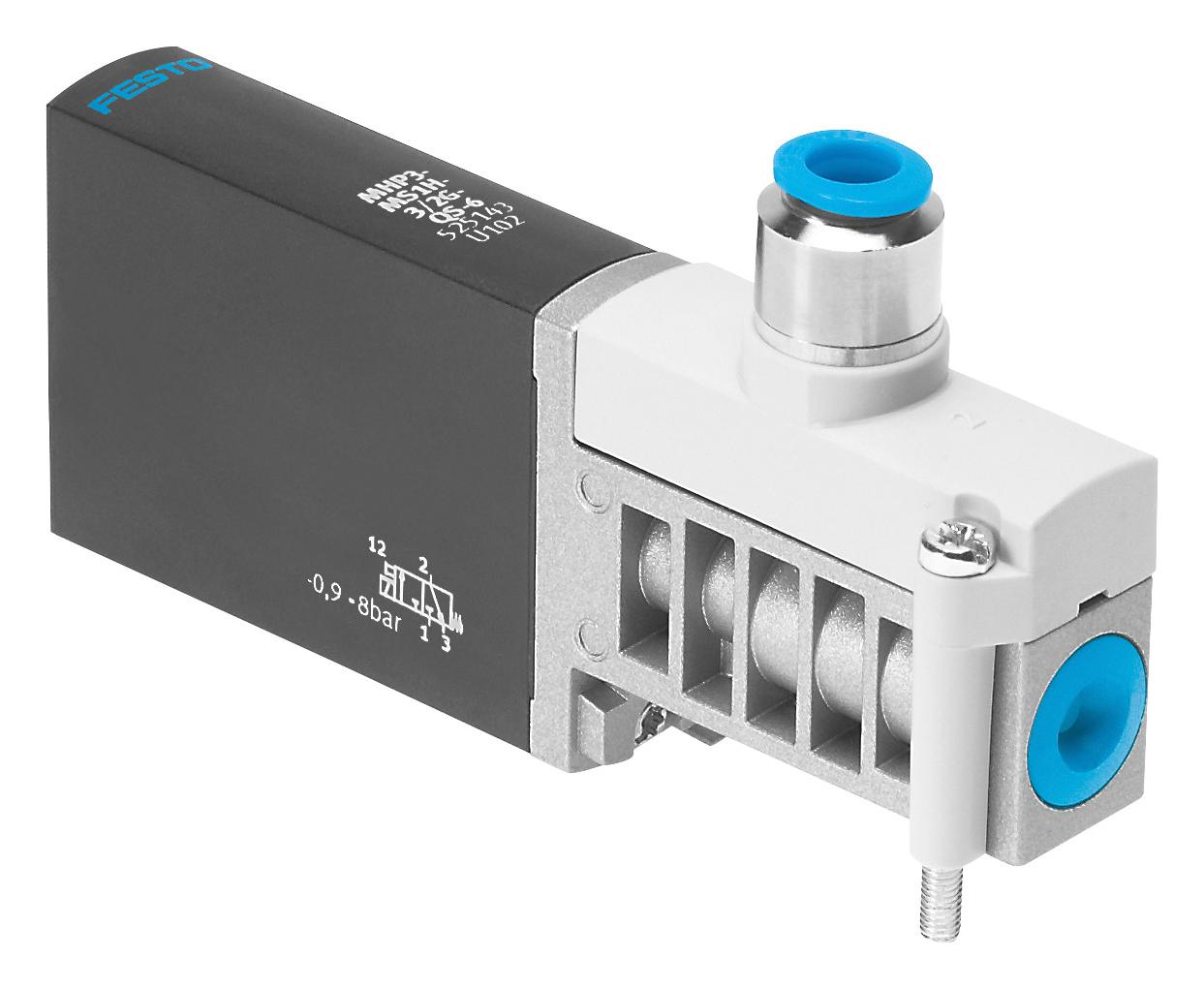 Festo 525143 Mhp3-Ms1H-3/2G-Qs-6 Solenoid Valve