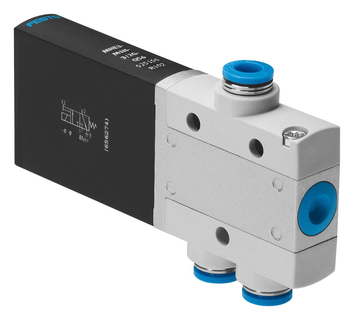 Festo 525150 Mhe3-M1H-3/2G-Qs-6 Solenoid Valve