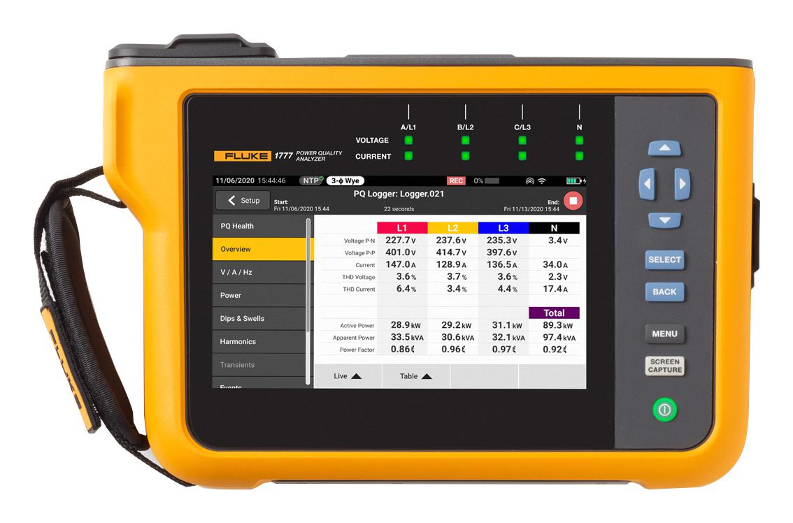 Fluke Fluke-1777/basic Power/energy Quality Analyser, 1Kv