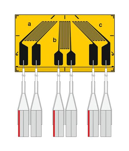 Omega Kfh-3-350-D17-11L3M3S Strain Gauge, 3Mm, 350 Ohm, 50000Um