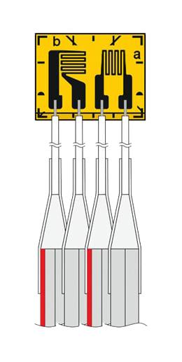 Omega Kfh-3-350-D16-11L3M3S Strain Gauge, 3Mm, 350 Ohm, 50000Um