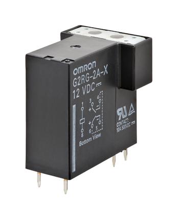 Omron G2Rg-2A-X Dc24 Power Relay, Dpst-No, 24Vdc, 10A, Tht