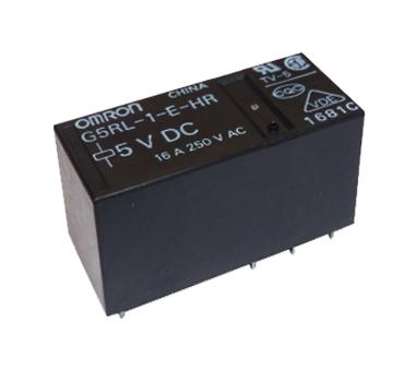 Omron G5Rl-K1A-El-Ha Dc24 Power Relay, Spst-No, 24Vdc, 16A, Tht