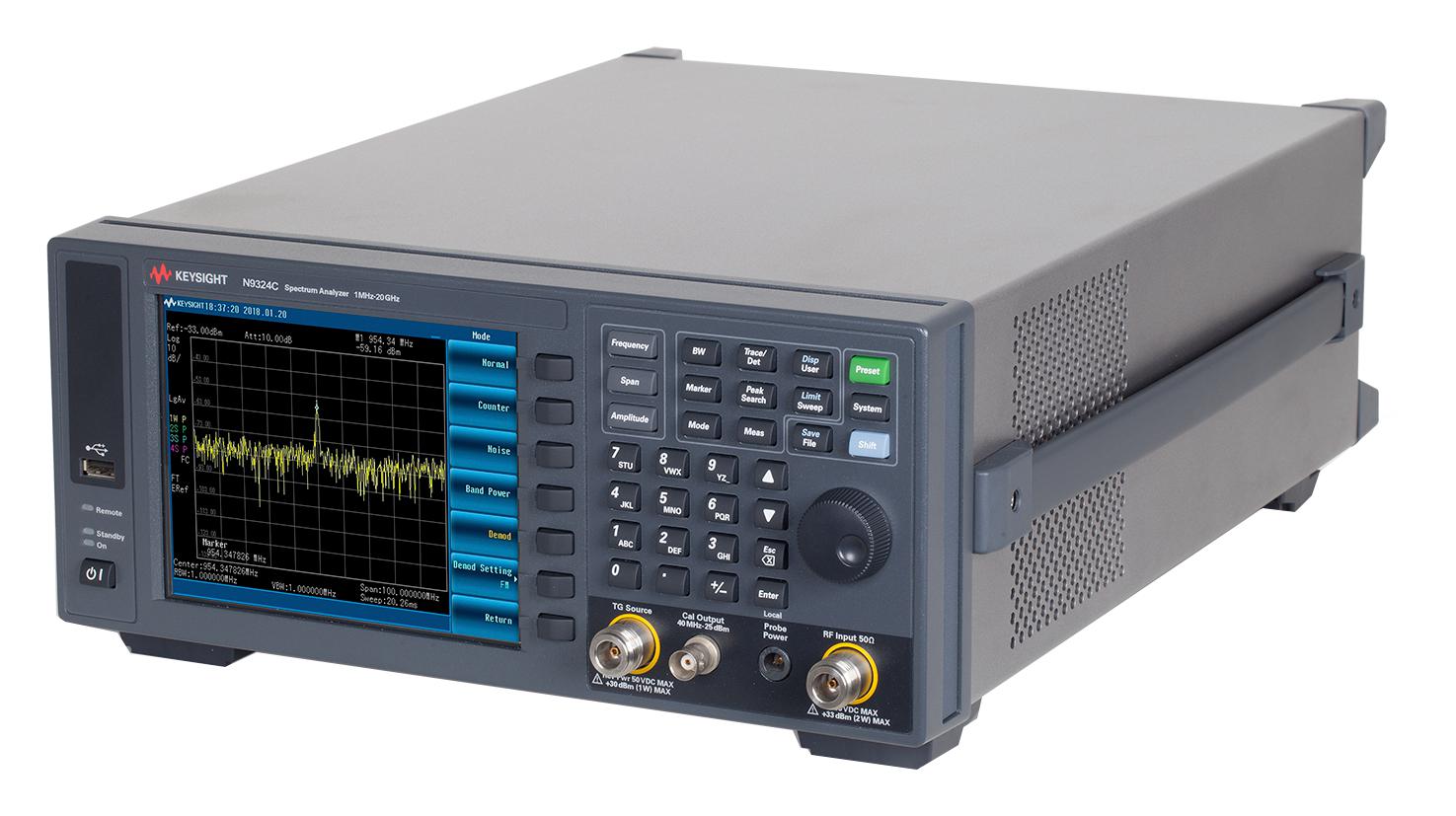 Keysight Technologies N9324C Spectrum Analysers, 1Mhz To 20Ghz