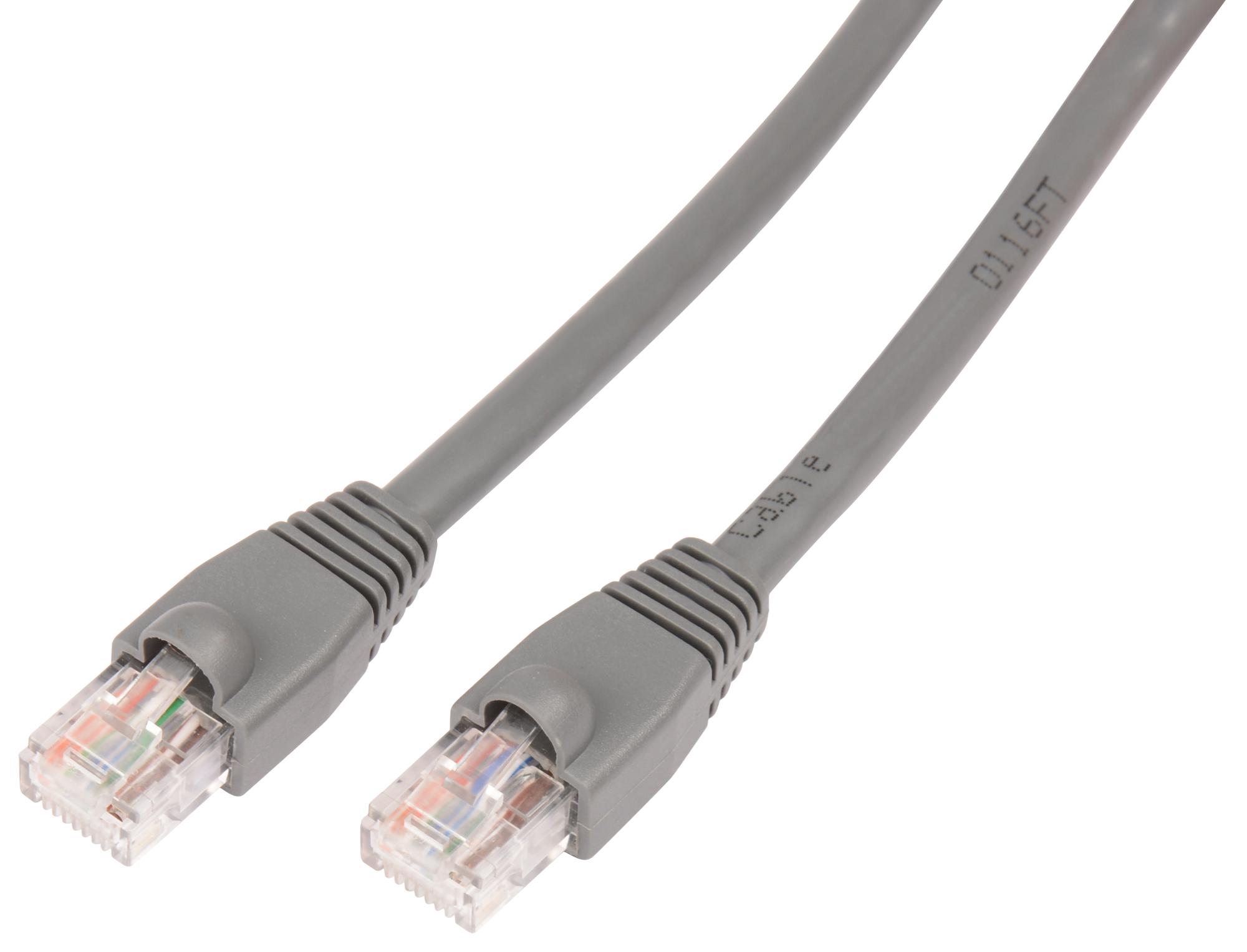 Multicomp Pro Mp008340 Enet Cable, Cat5E, Rj45 Plug-Plug, 1.5M