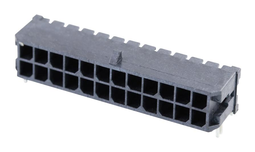 Molex 43045-2406 Conn, R/a Hdr, 24Pos, 2Row, 3Mm, Smt