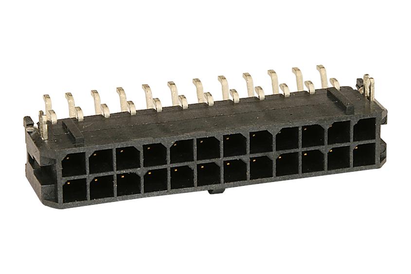 Molex 43045-2407 Conn, R/a Header, 24Pos, 2Row, 3Mm