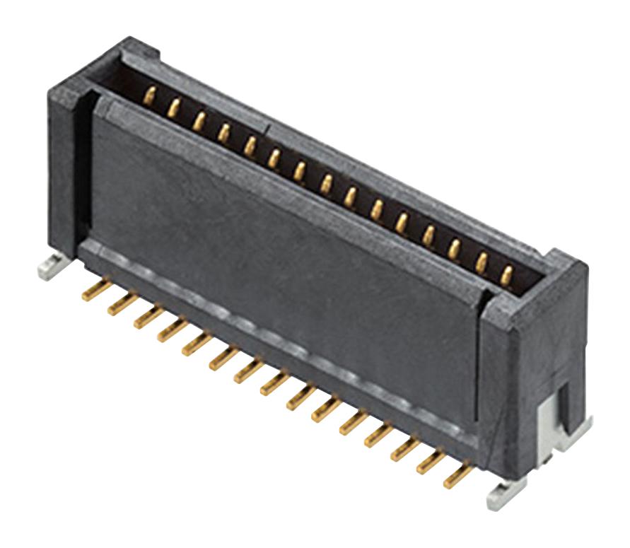 Molex 203955-0203 Mezzanine Conn, Rcpt, 20Pos, 2Row, 0.4Mm