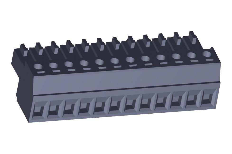 Molex 39500-0012 Terminal Block, Pluggable, 12Way, 16Awg