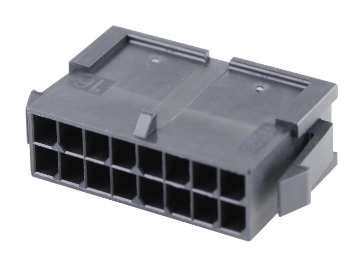 Molex 43020-1610 Connector Housing, Plug, 16Pos, 3Mm