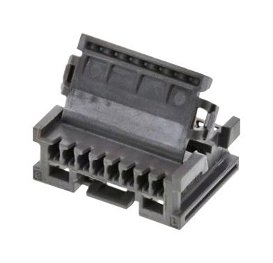 Molex 34791-0082 Connector Housing, Rcpt, 8Pos, Dark Grey