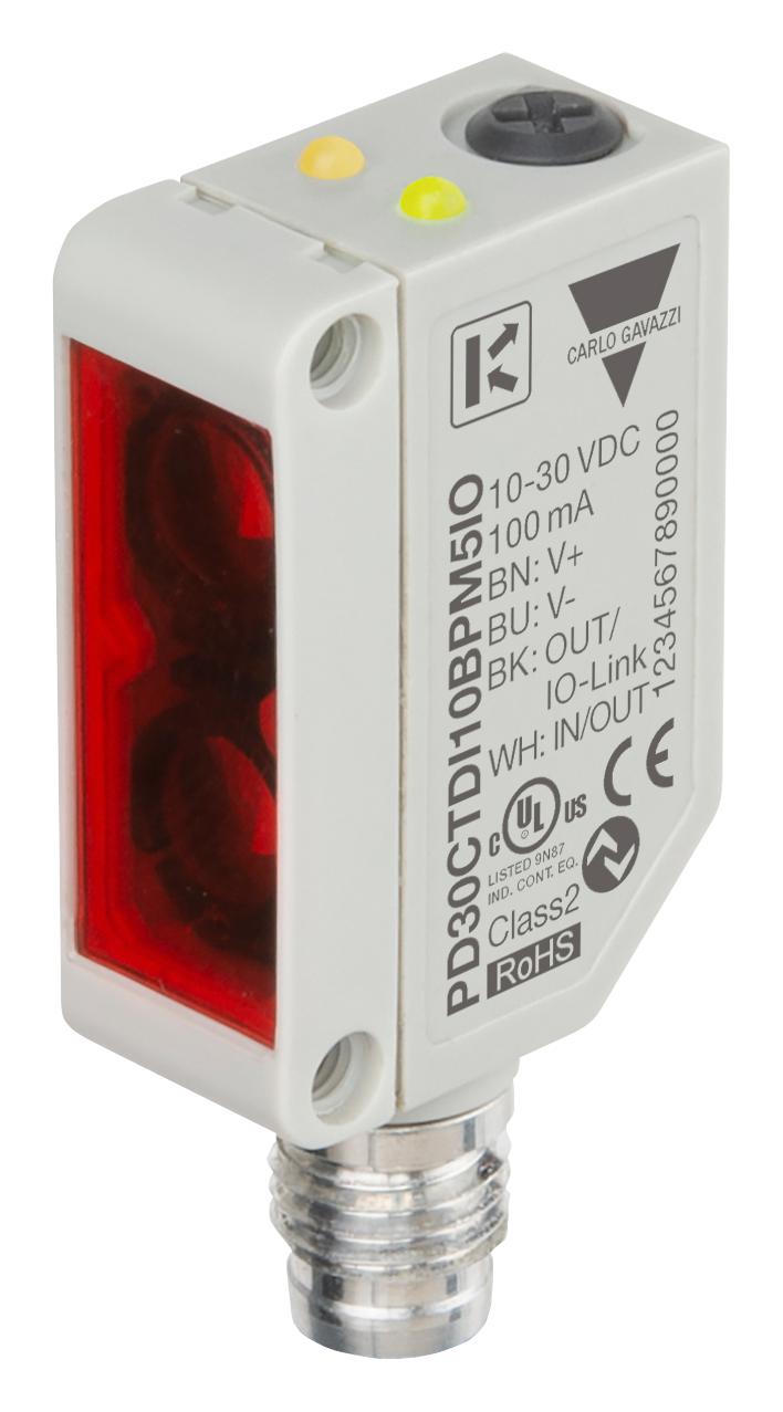 Carlo Gavazzi Pd30Ctdi10Bpm5Io Photo Sensor, 1M, Npn/push Pull/pnp