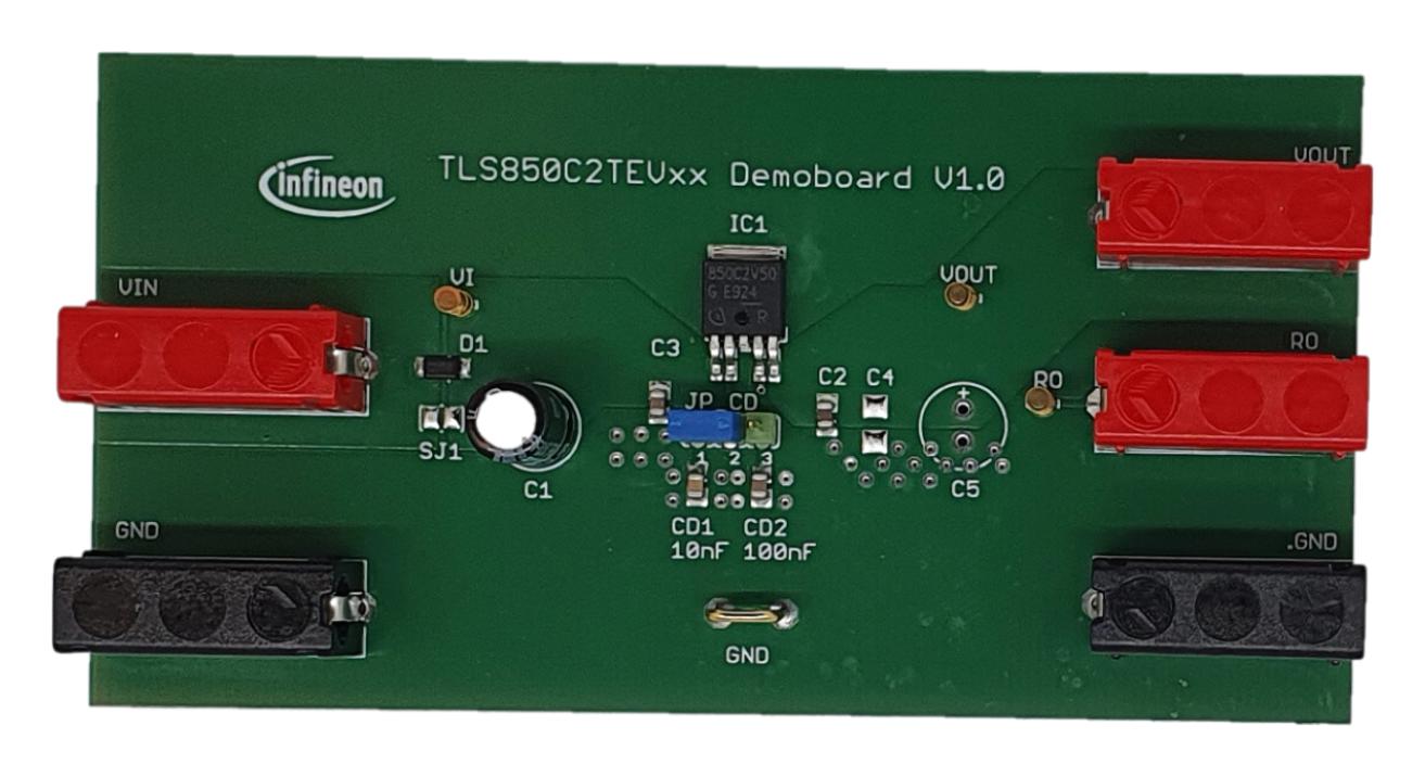 Infineon Tls850C2Tev33Boardtobo1 Demo Board, Linear Regulator