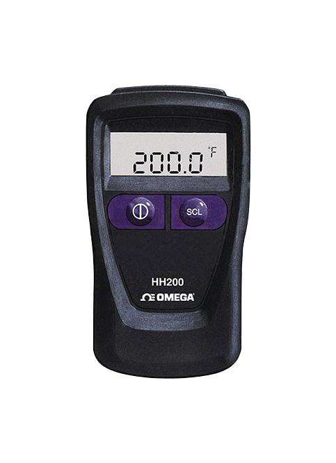 Omega Hh200A Temp Thermometer, -50 To 1767Deg C