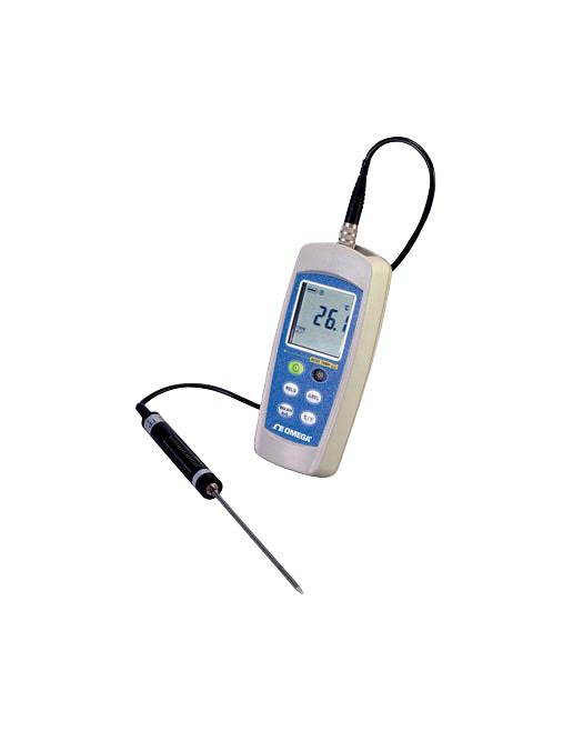 Omega Hh370 Temp Thermometer, -100 To 300Deg C