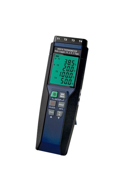 Omega Hh378 Temp Thermometer, -200 To 1372Deg C