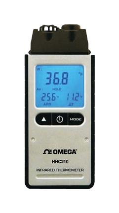 Omega Hhc210 Temp Thermometer, -200 To 1372Deg C