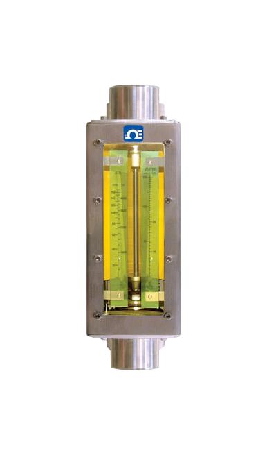 Omega Fld122 Flow Meter, Water, 11.6 To 116Gpm, 3%