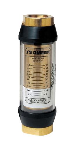 Omega Flmg-10260Br Flowmeter, 330Cfm, 600Psi, 1 Npt