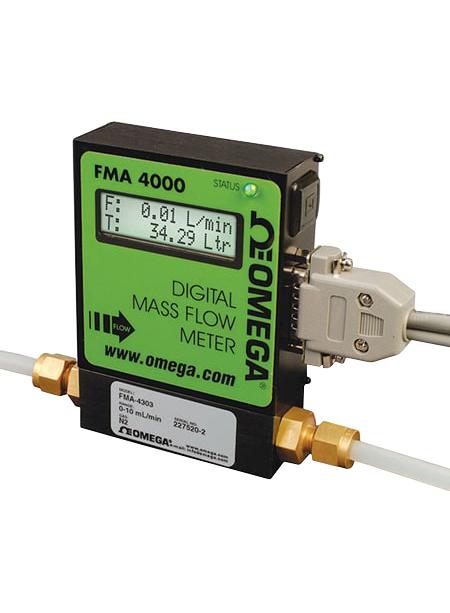 Omega Fma-4312 Flowmeter, 10Lpm, 500Psi, 1/4 Comp