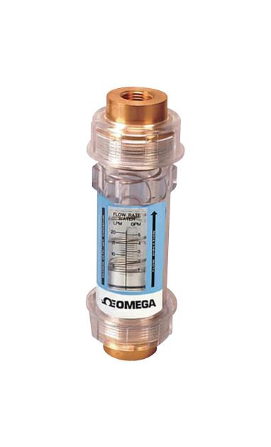 Omega Flc-H11 Flowmeter, 19Lpm, 325Psi, 1/2 Npt