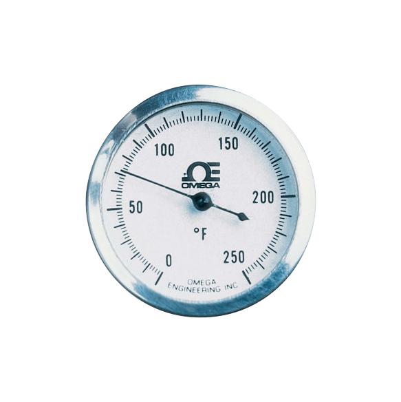 Omega Qp--10-110C Thermometer, Bi-Metal, -10 To 110 Deg C