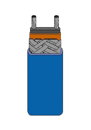 Omega Srm/e20-2Ct Heating Cable, 277V, 20W/ft, 106.68M