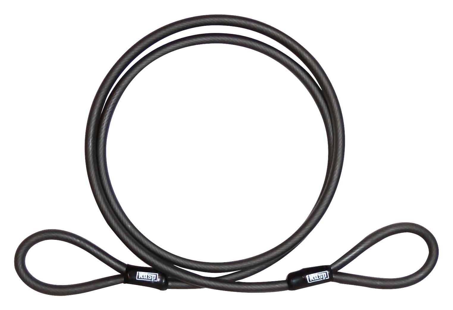 Kasp Security K4551220D Double Loop Security Cable, 12 X 2000Mm