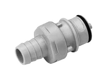 Omega Ft-Hfcd228-12 Quick Coupling, 1/2 Barb, Polypropylene