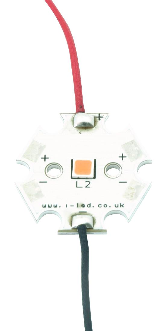 Intelligent Led Solutions Ilh-S601-Wm70-Sc221-Wir200. Led Module, Warm Wht, 140Lm, 0.96W, Star