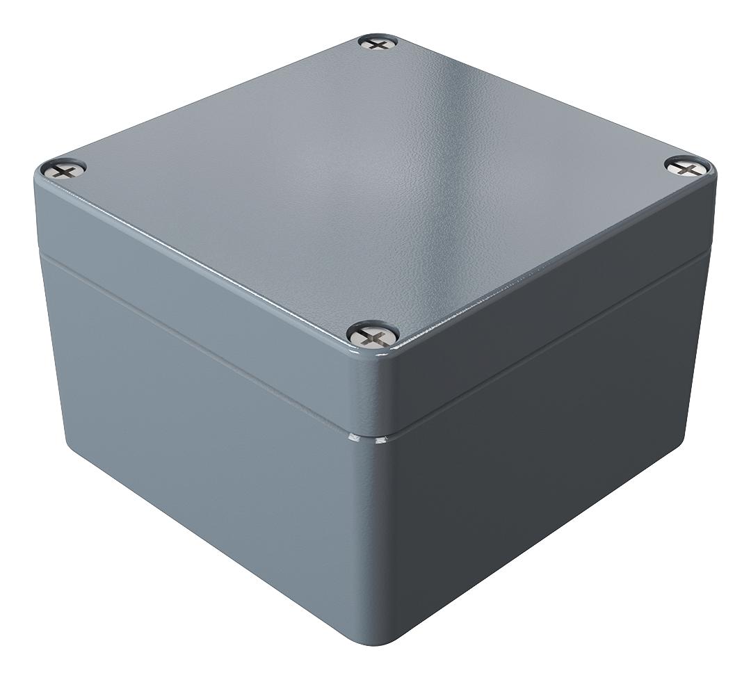 Rose 01.12 12 08 Enclosure, Industrial, Grey, Aluminium