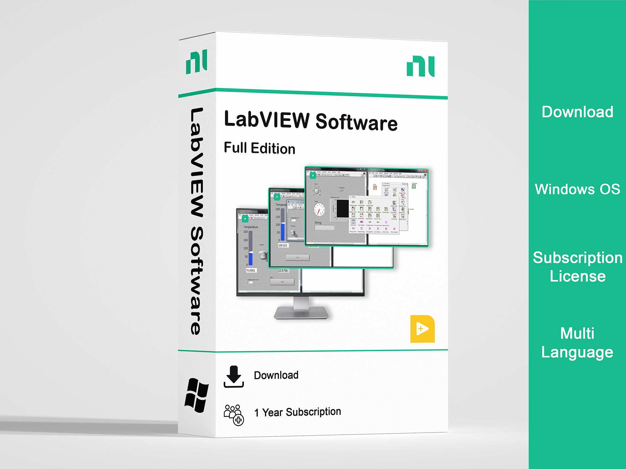 Ni / Emerson 784522-35 Labview Full Dev System Software