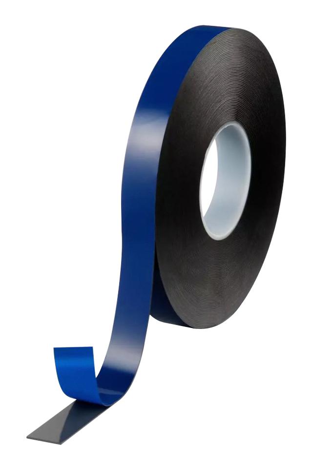 Tesa 07063-00012-24 Tape, Black, 25Mm X 25M