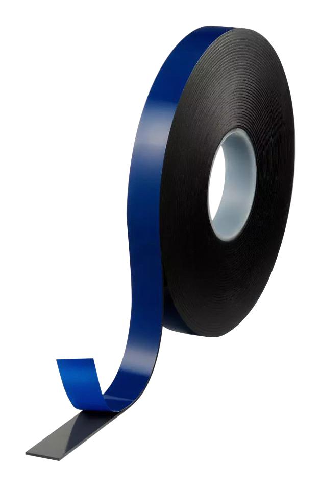 Tesa 07065-00012-24 Tape, Black, 25Mm X 25M