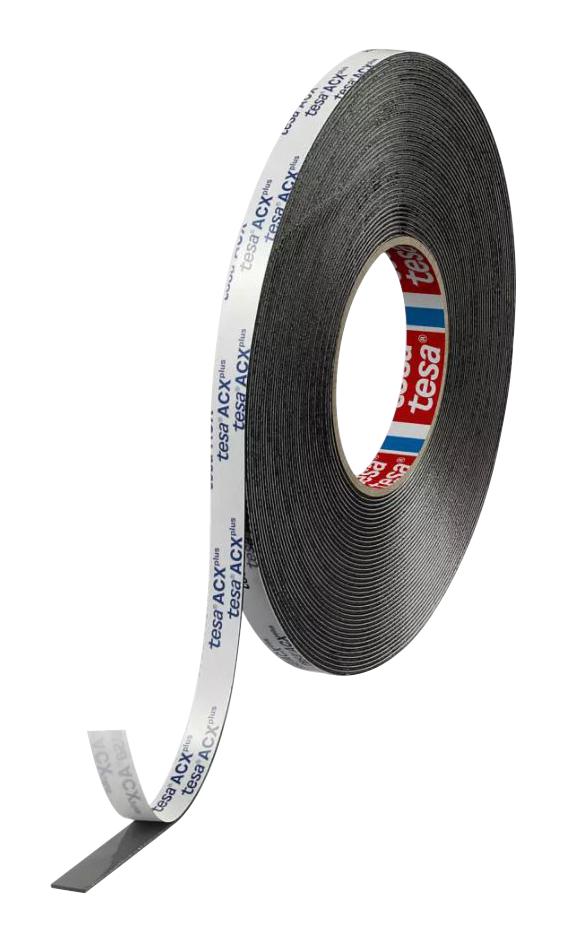 Tesa 07066-60019-22 Tape, Black, 1.26M X 18M