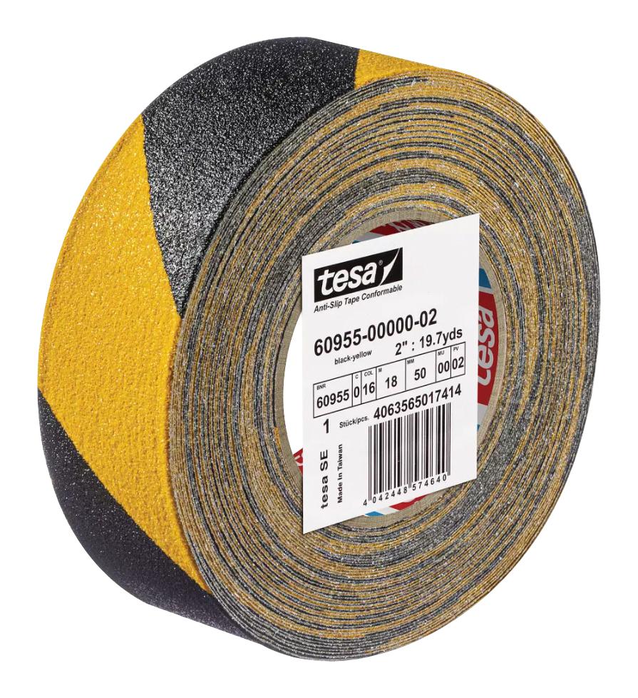 Tesa 60955-00000-02 Tape, Antislip, 50Mm X 18M