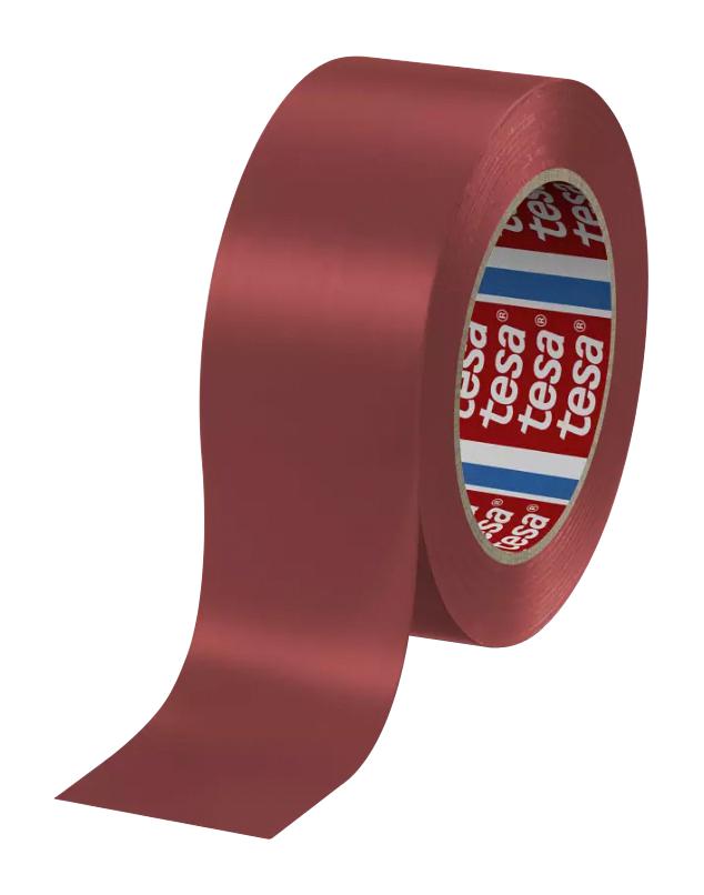 Tesa 04169-00059-93 Floor Marking Tape, 50Mmx33M, Red