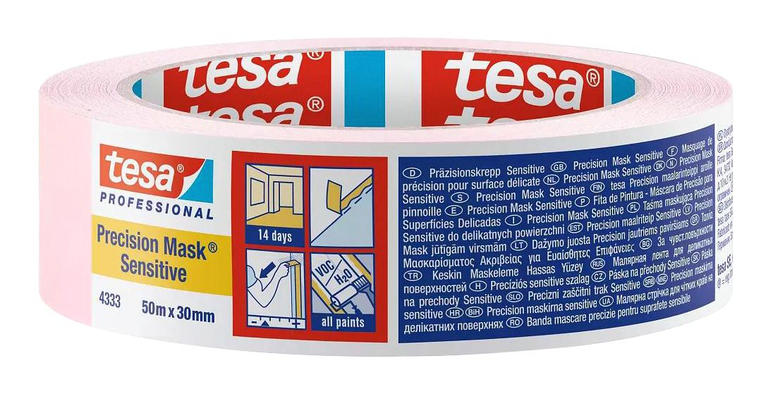 Tesa 04333-00018-02 Tape, Paint Masking, 25Mm X 50M