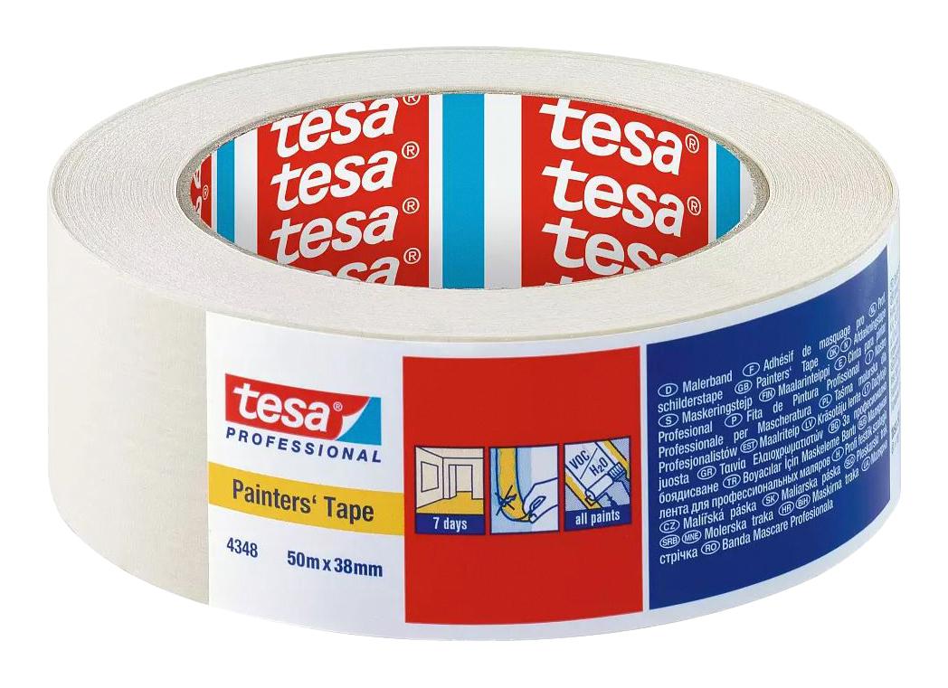 Tesa 04348-00018-03 Tape, Paint Masking, 38Mm X 50M