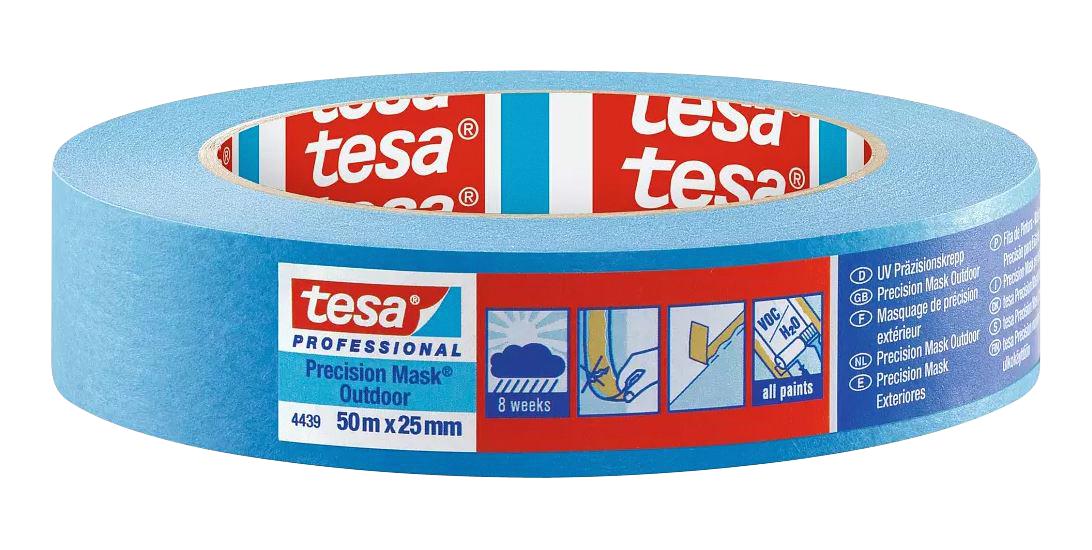 Tesa 04439-00001-00 Tape, Paint Masking, 25Mm X 50M