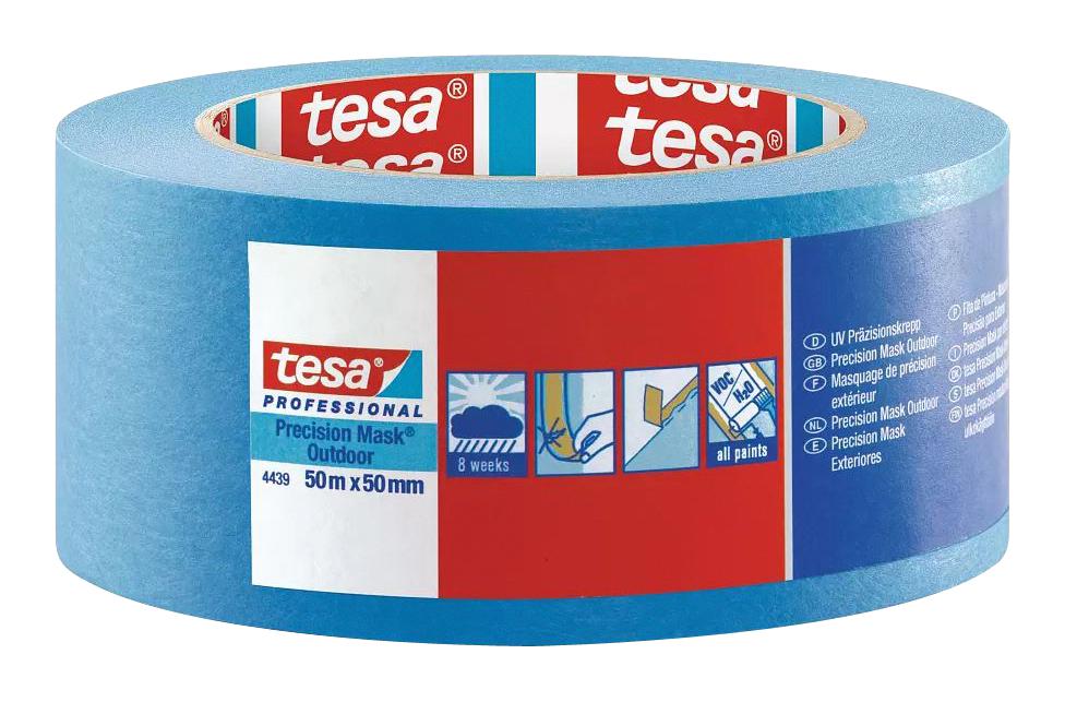 Tesa 04439-00004-00 Tape, Paint Masking, 50Mm X 50M