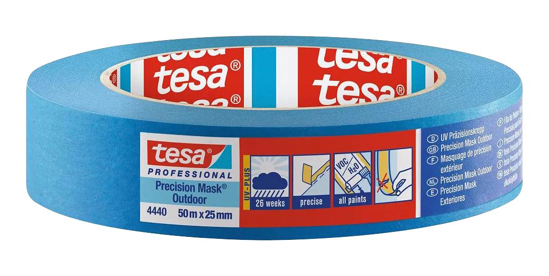 Tesa 04440-00001-00 Tape, Paint Masking, 25Mm X 50M