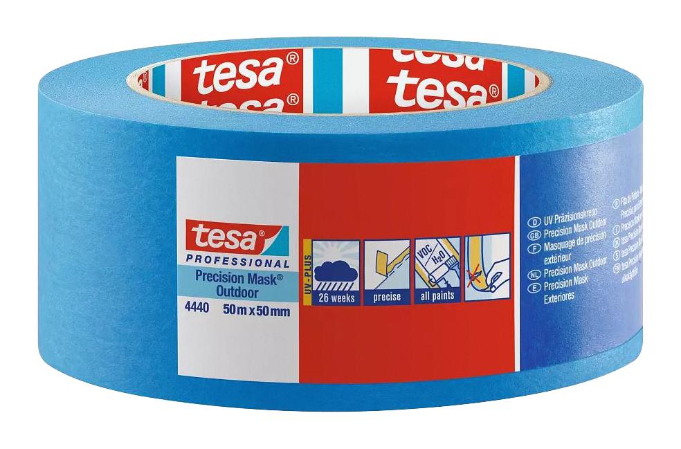 Tesa 04440-00004-00 Tape, Paint Masking, 50Mm X 50M