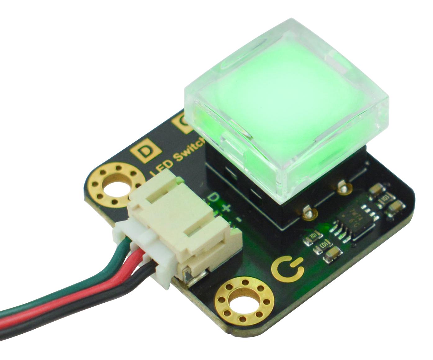 Dfrobot Dfr0789-G Led Switch, Green, Arduino Board