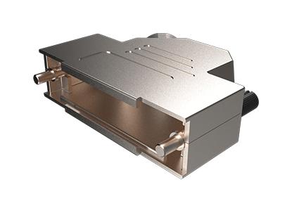 Amphenol Communications Solutions 8655Mhra0901Lf D Sub Backshell, 45Deg, Size De, Zinc