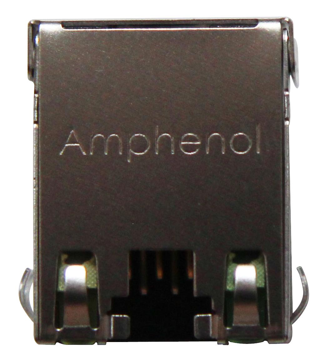 Amphenol Communications Solutions Rje48-188-1411 Rj45 Conn, R/a Jack, 8P8C, 1Port, Th