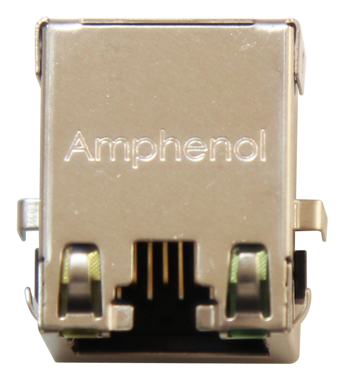 Amphenol Communications Solutions Rje71-188-1411 Rj45 Conn, R/a Jack, 8P8C, 1Port, Th