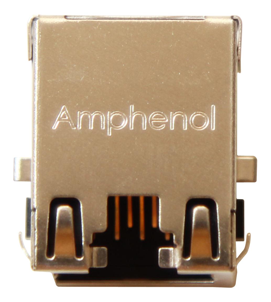 Amphenol Communications Solutions Rje72-188-1401 Rj45 Conn, R/a Jack, 8P8C, 1Port, Th