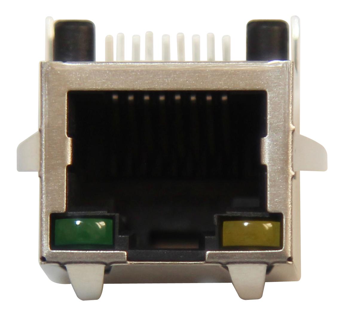 Amphenol Communications Solutions Rjhse-5481 Rj45 Conn, R/a Jack, 8P8C, 1Port, Th