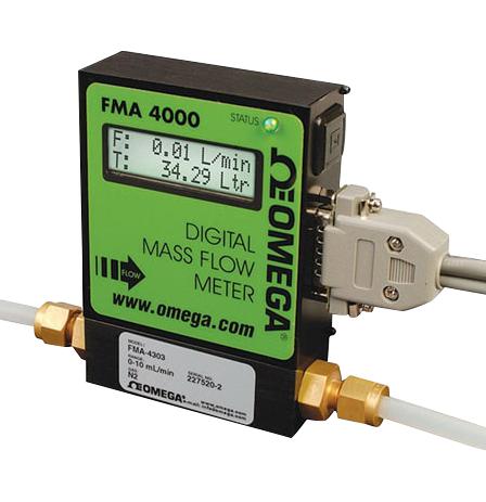 Omega Fma-4316 Flow Meter, 50Lpm, 1/4 Comp, 500Psi